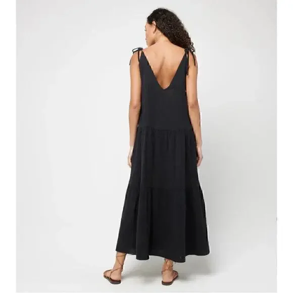 L*Space Ava Maxi Dress Womens XS Boho Beach - Picture 2 of 10